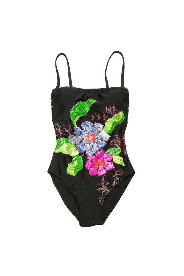 Lace up One Piece suit