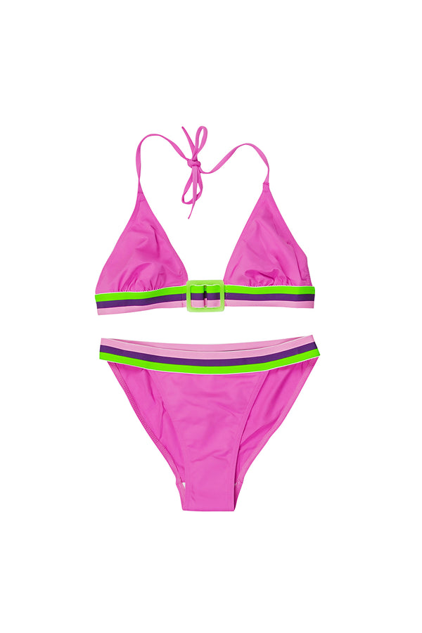 Triangular bikini set