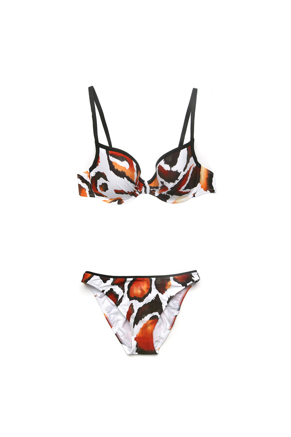 Tribal print bikini set